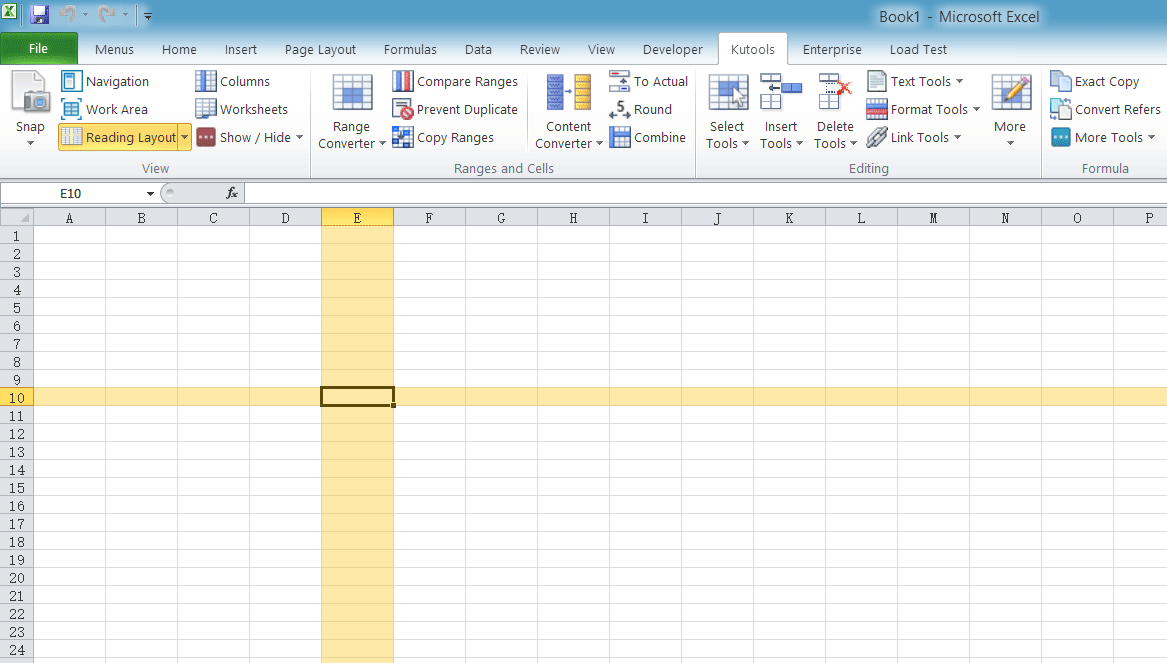 Kutools for excel free trial